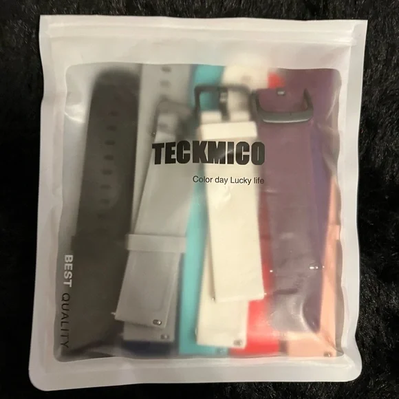 Amazfit Watch with set of 8 watch bands + original band + charger
